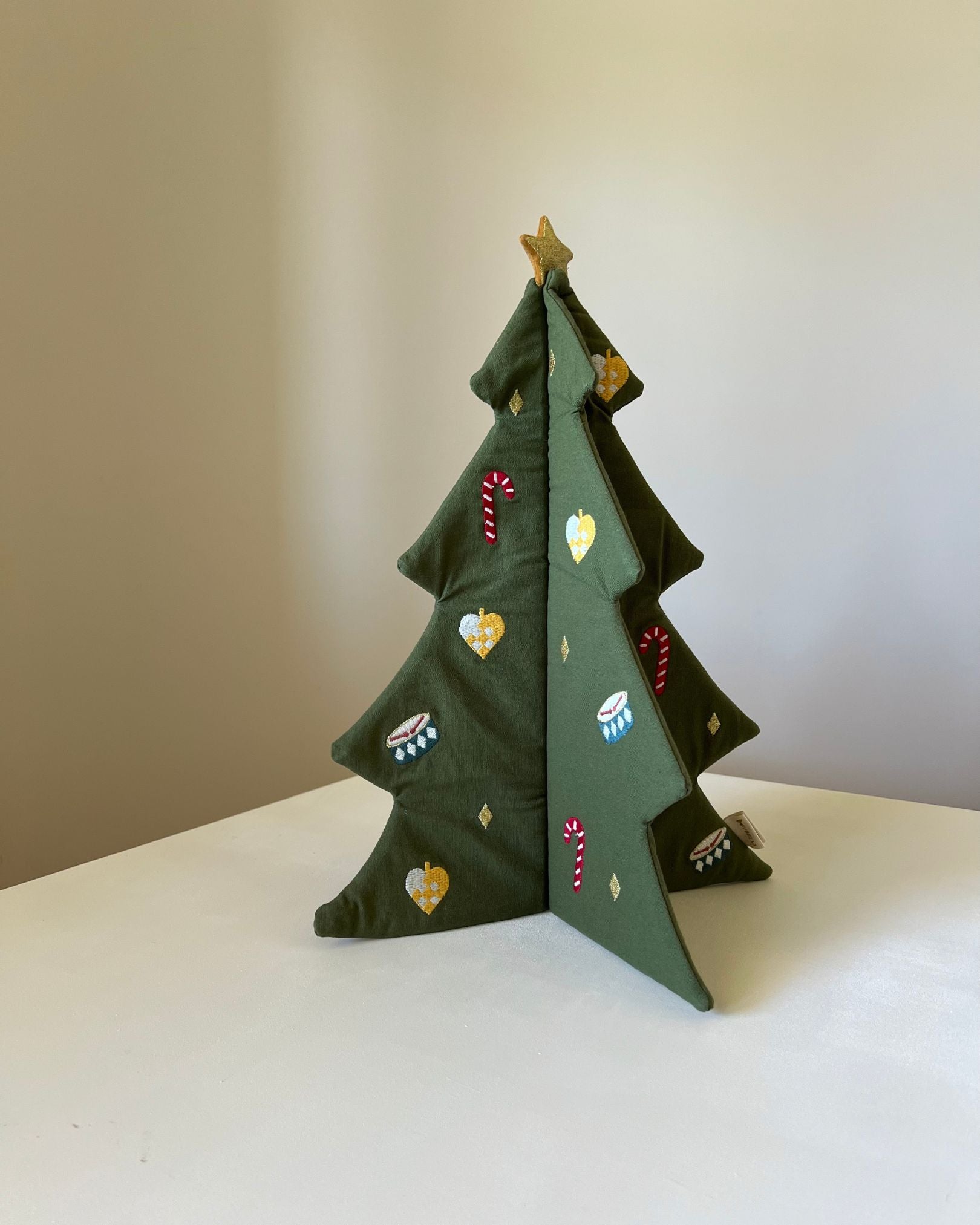 Christmas tree embroidered